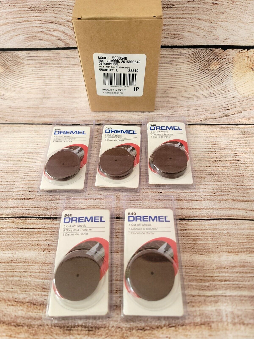 Dremel 540 Cut-off Wheel 1-1/4 inch Rotary Accessory Lot of 5